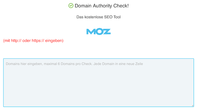 10 kostenlose Tools um die Domain Authority zu prüfen